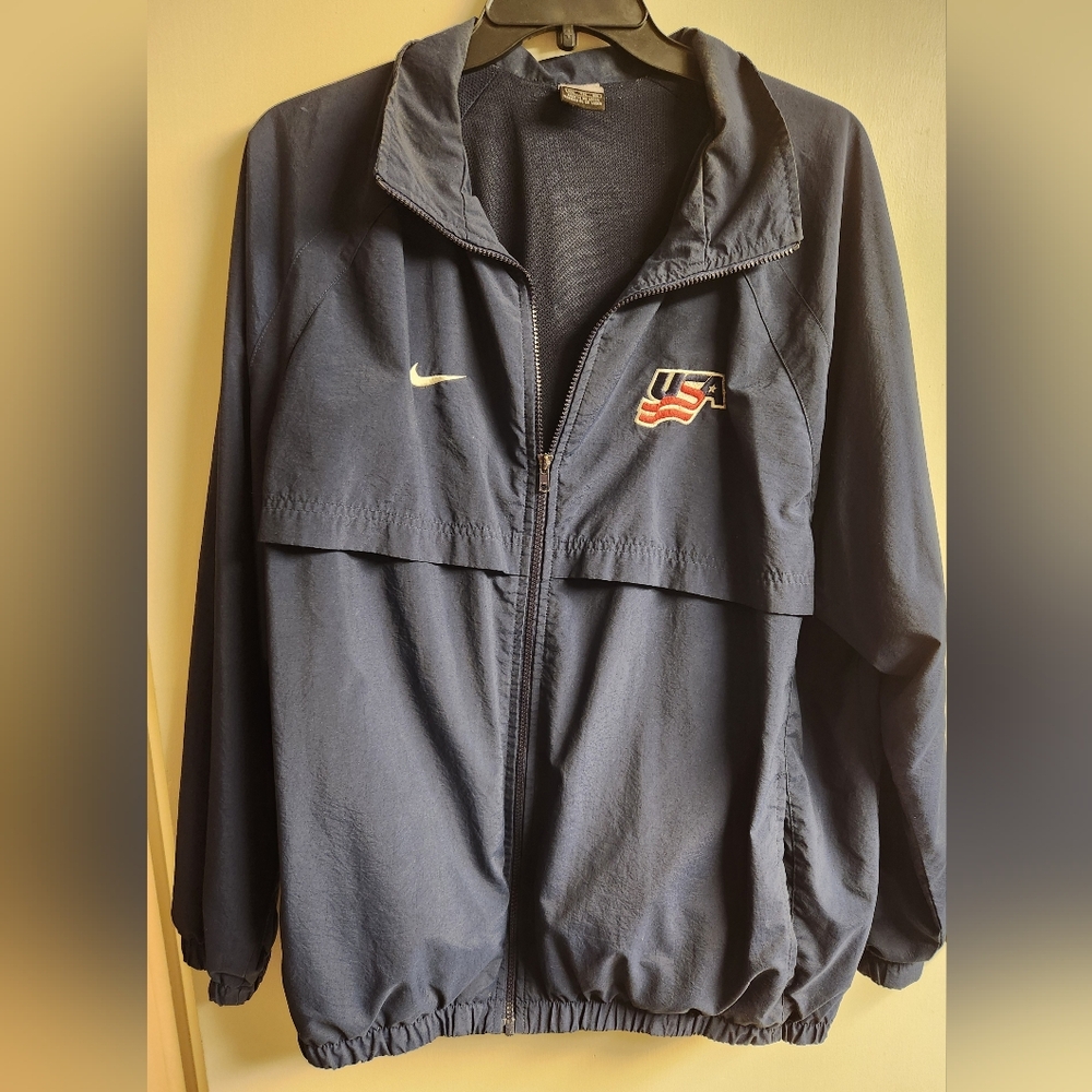 Nike Navy USA Track Jacket